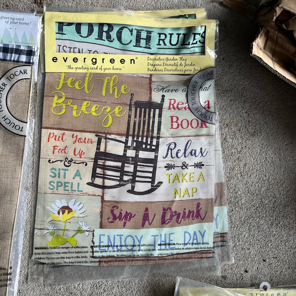 Small yard flag